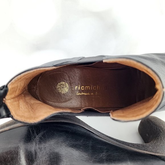 Black High Heels Ankle Boots by Eric Michael - Picture 11 of 12